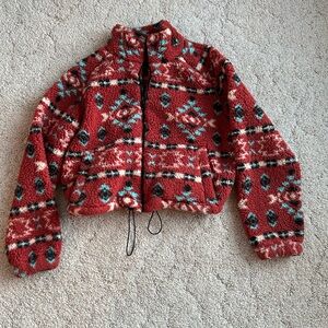 Women’s Aztec Printed Zip Up